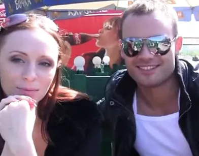 Групповой секс Марны с пикаперами на улице за большие деньги