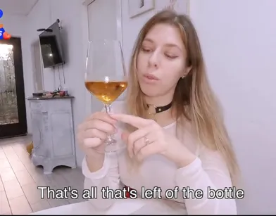 Пьяная подруга поссорилась с парнем и пришла на анал